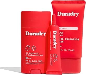 Duradry 3-Step Protection System - Prescription Strength Antiperspirant Deodorants Specially Formulated For Excessive Sweating or Hyperhidrosis. Block Sweat and Odor