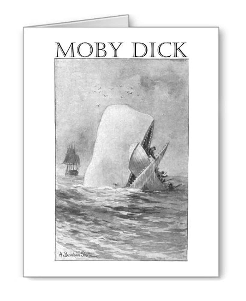 Moby Dick Note Cards with Envelopes Set of 8