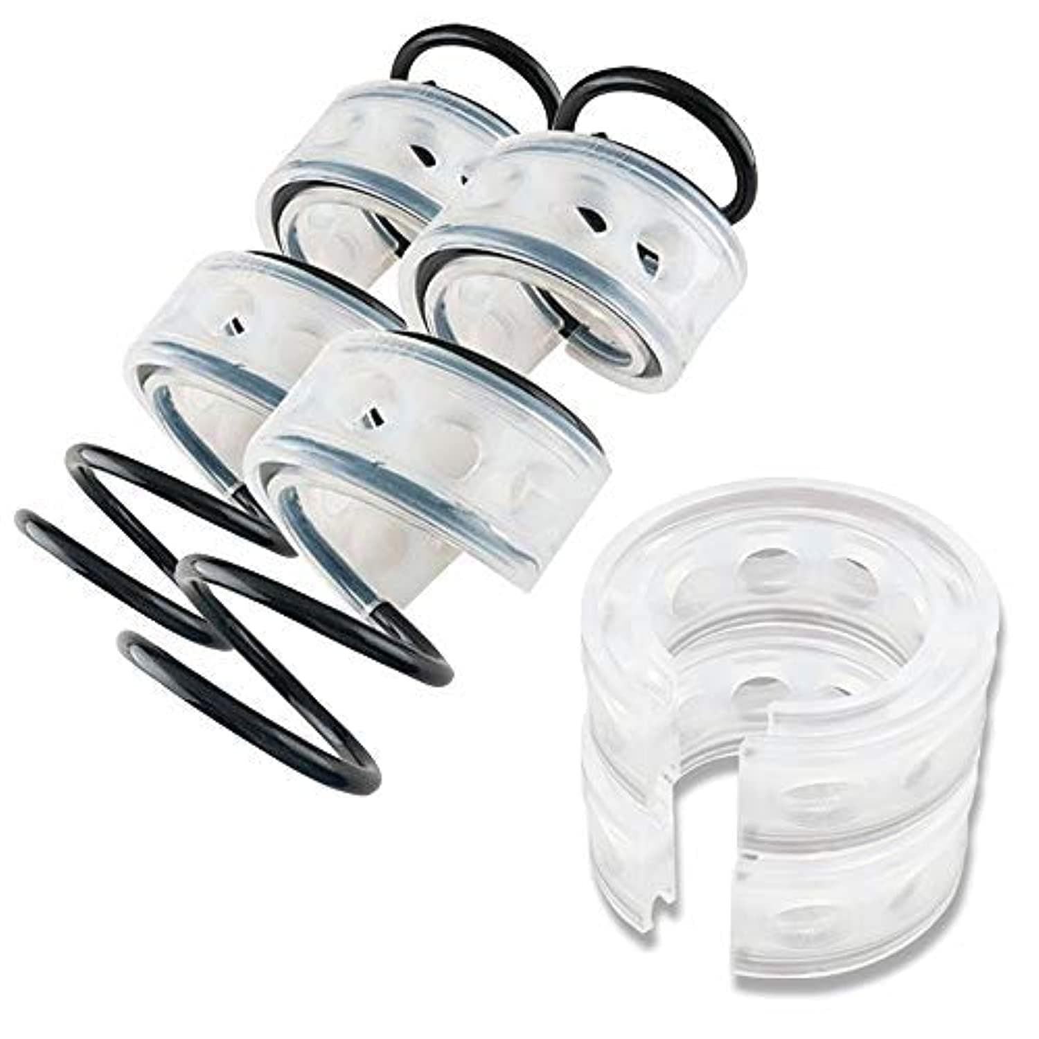 2Pcs Universal Car Shock Absorber Spring Bumper Power Auto Buffers A/B/C/D/E/F Type Spring Bumpers Rubber A Type