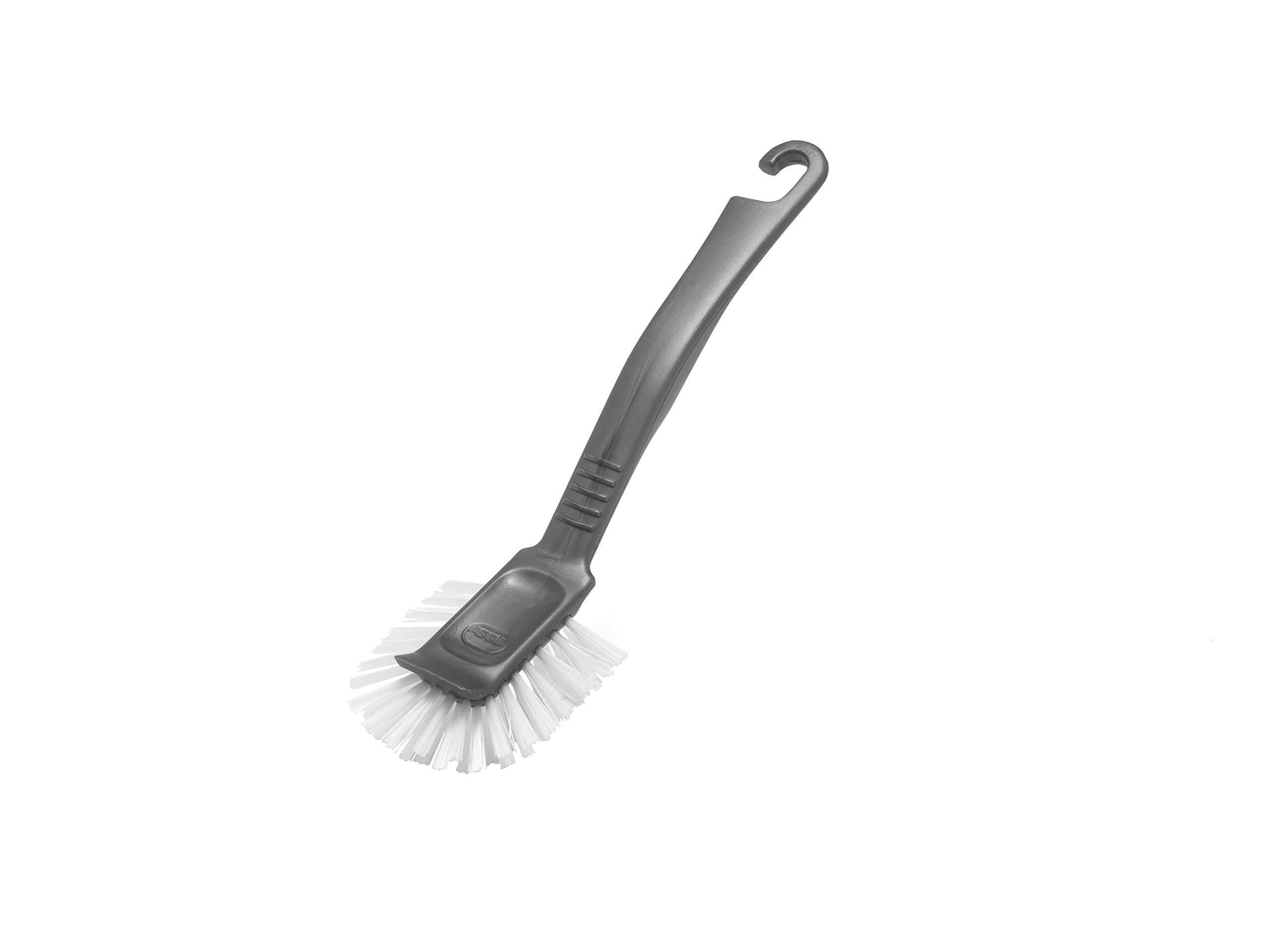 Jumbo Washing Up Dish Brush, Metallic Silver