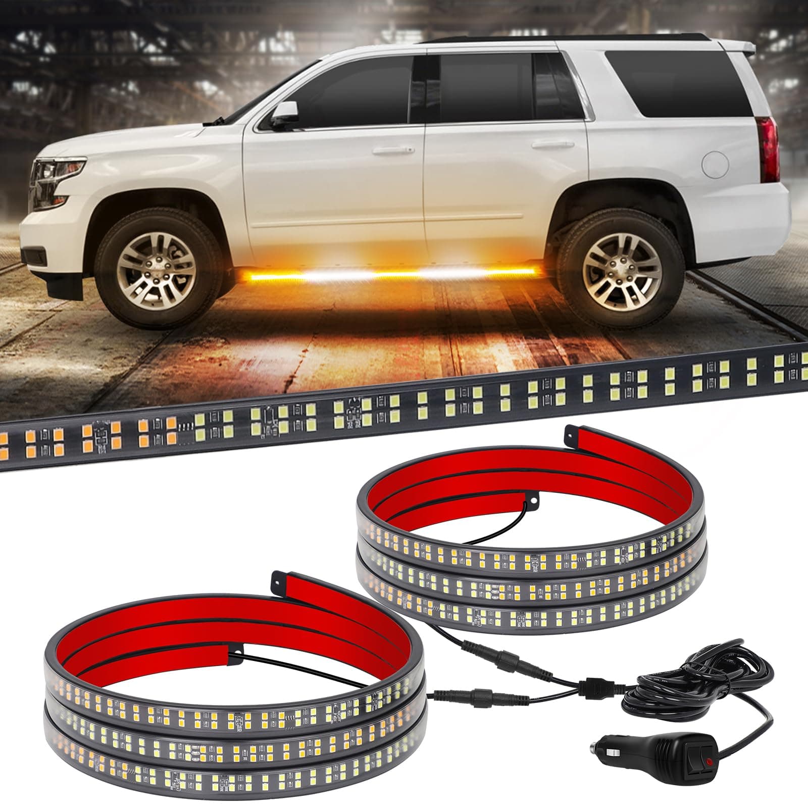 60 inch Running Board Strobe Lights Strip