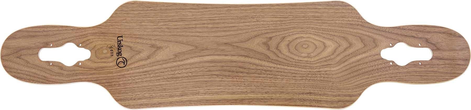 URSKOG Planche de Longboard Vidja Dropthrough Noyer
