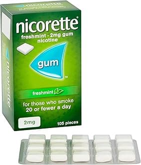 Nicorette Freshmint Gum 2mg - 105 Pieces