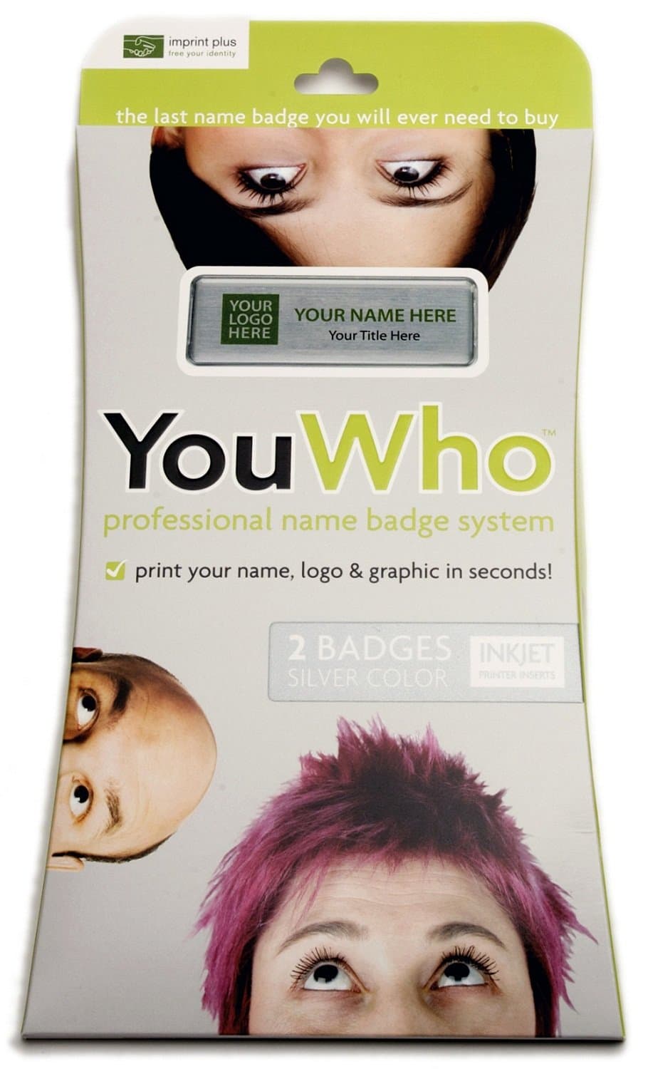 YouWho 1"x3" 2pcs Silver Kit,Inkjet