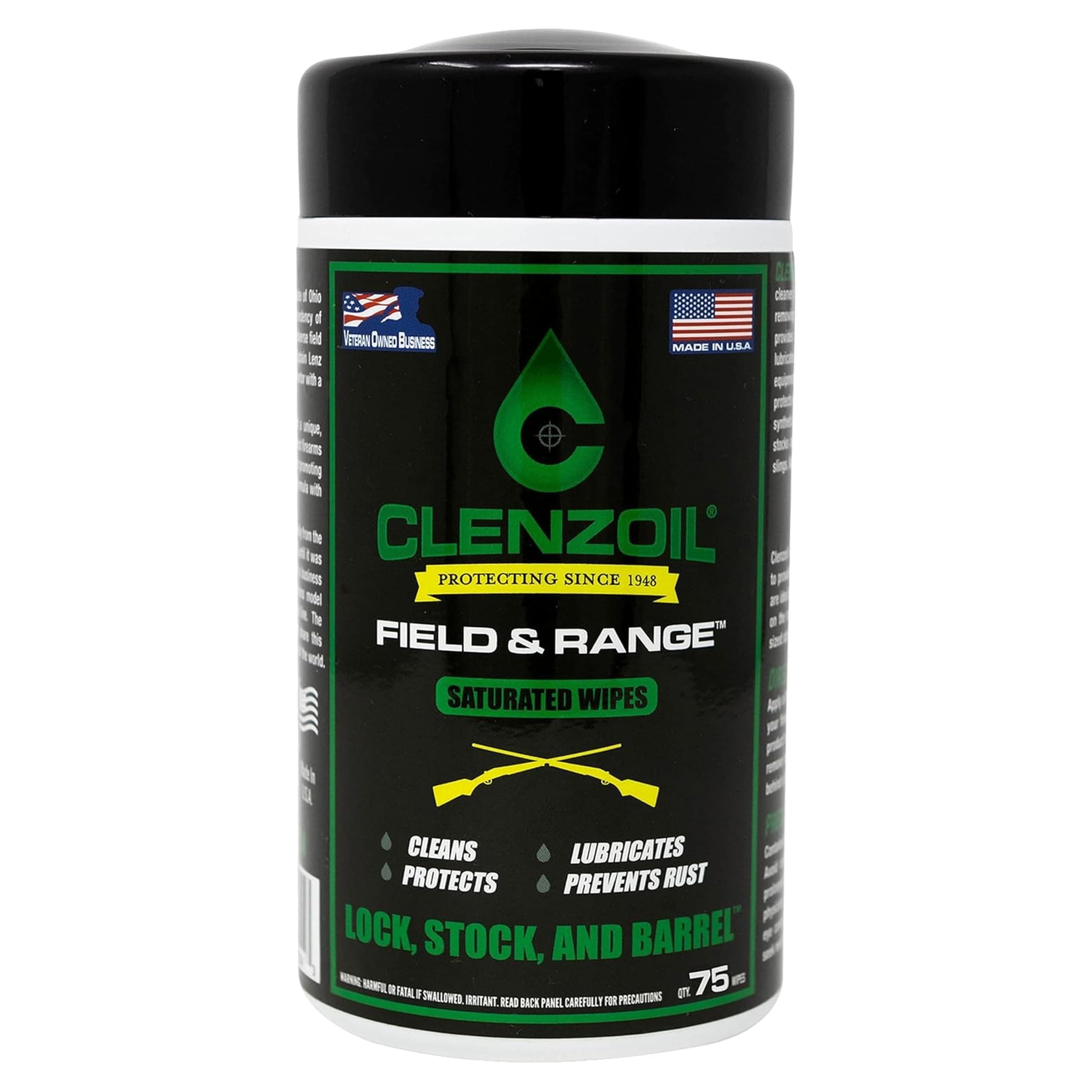 Clenzoil Field & Range Saturated Wipes