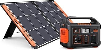 Jackery Solar Generator 500, 518WH Power Station with SolarSaga100W Solar Panel, Mobile Lithium Battery Pack for Holiday RV Camping, Outdoor Adventure, Emergency