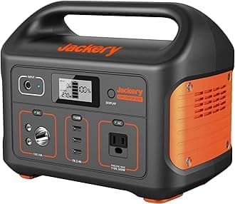 Jackery Portable Power Station Explorer 500, 518Wh Outdoor Solar Generator Mobile Lithium Battery Pack with 230V/500W AC Outlet (Solar Panel Optional) for Road Trip Camping, Outdoor Adventure