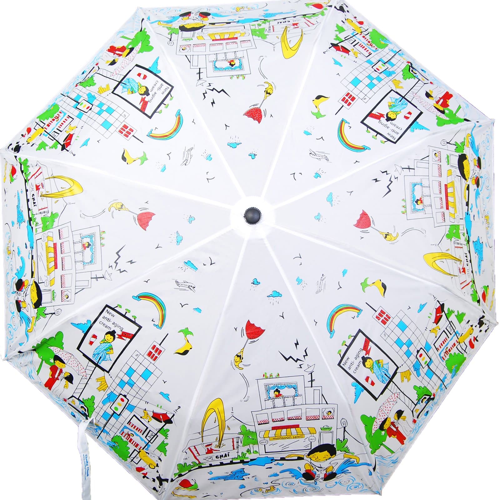 Cheeky Chunk Ramu Chai - 3 Fold Automatic Umbrella