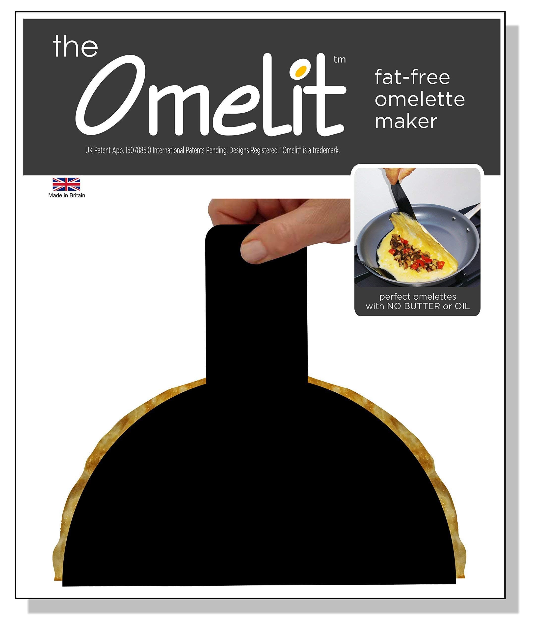 Omelit Fat-Free Omelette Maker, Black, 20 Centimeter Diameter