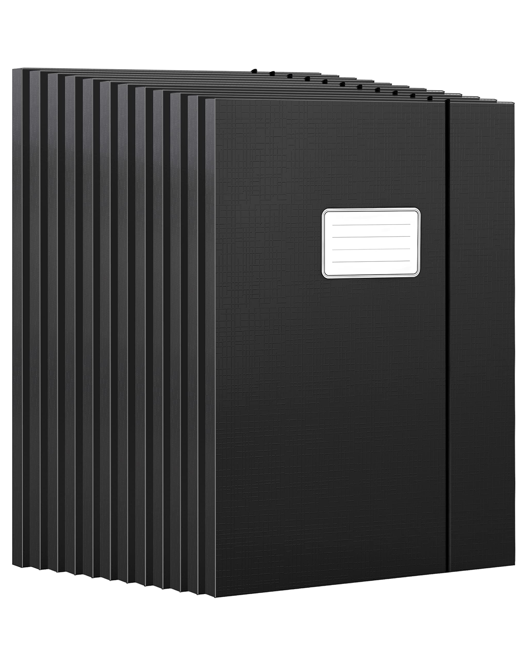 Black 12 pcs folders