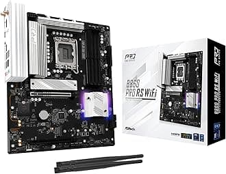 B860 Pro RS WiFi 6E Intel Core Ultra (Series 2) DDR5 up to 8666+ (OC) MHz 256GB M.2 LGA1851 ATX Motherboard BIOS Flashback SATA3 6.0 Gb/s PCIe 5.0 Realtek 2.5G LAN M.2