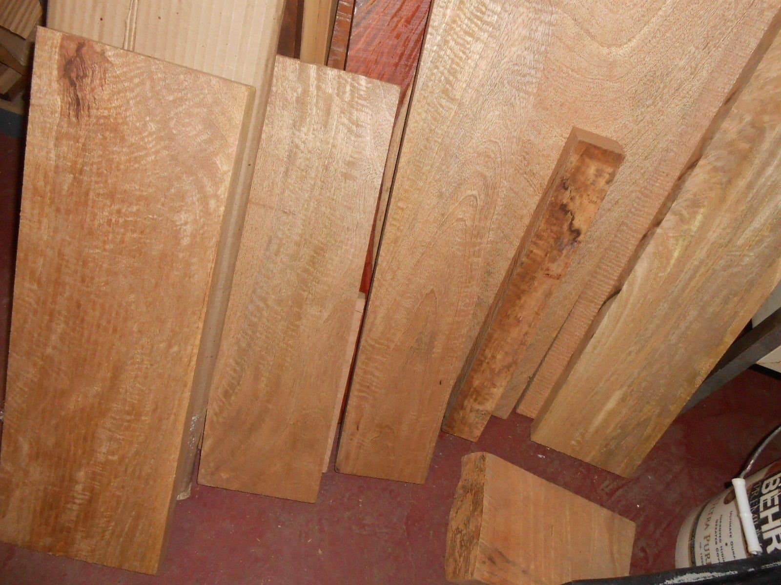 10 SF Mango lumber, planed 5/8 thick x 3 to 7 inches wide x 24 to 60 inches long