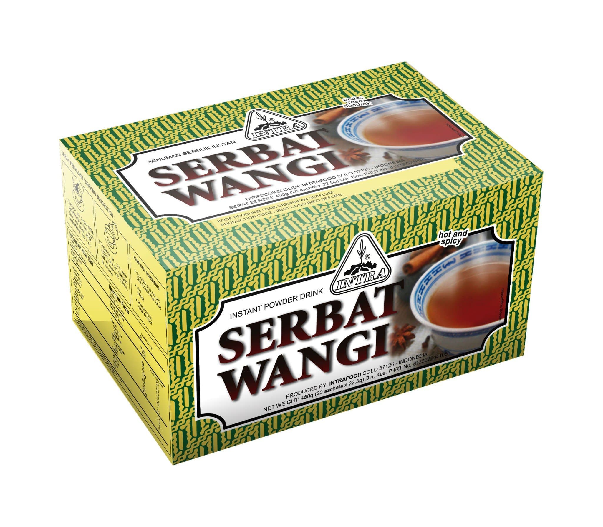 Intra Serbat Wangi 20-ct, 450 Gram