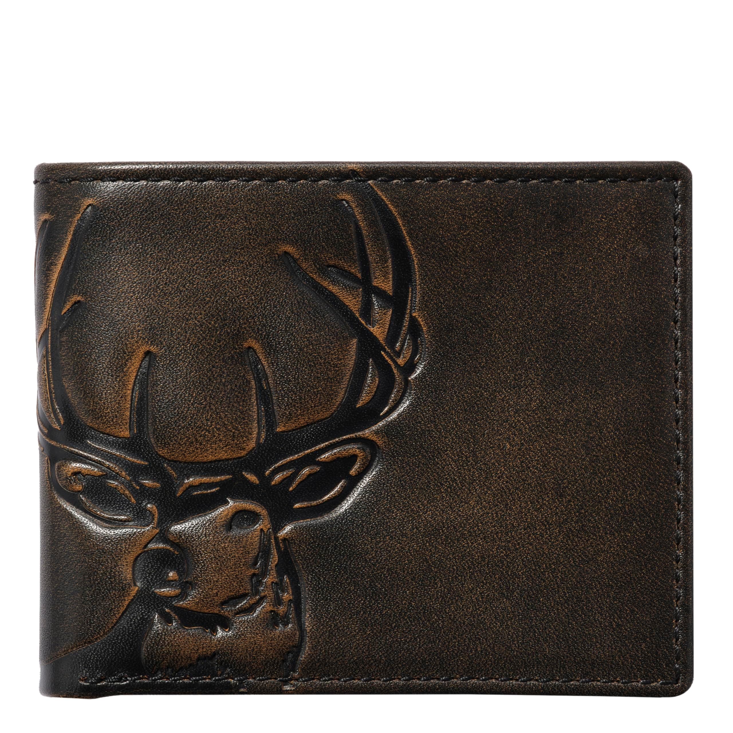 DEER Bifold Wallet with Flip ID